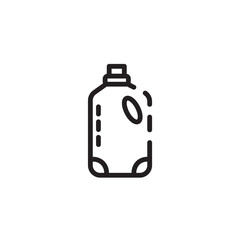Bottle Cleaner Fabric Line Icon