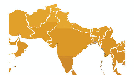 Haryana state map administrative division of India