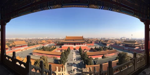 Zelfklevend Fotobehang Forbidden City Imperial Majesty © mogamju