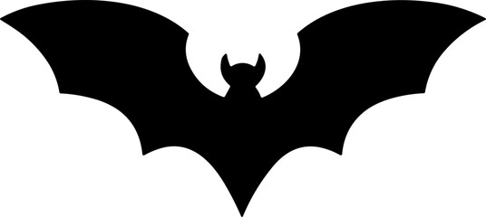 Simple bat black icon