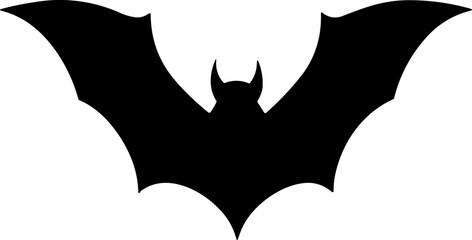 Simple bat black icon
