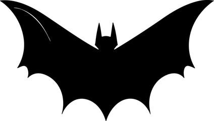 Simple bat black icon