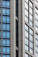 Fototapeta premium Beautiful modern building architecture. Minimalistic design