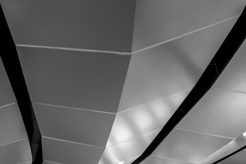 Abstract iron background. Building exterior