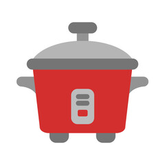 Rice Cooker Vector Flat Icon Design Vector Flat Icon Design