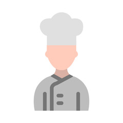 Chef Vector Flat Icon Design Vector Flat Icon Design