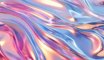 abstract colorful glossy shiny metallic Background