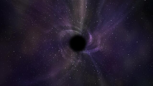 A Black Hole Enveloping Nearest Stars in the Midst of Outer Space A section of space with gravitational pull so strong that nothing can escape from it, not even light