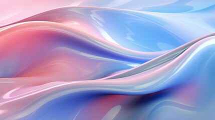 Naklejka premium Fluidic Serenity: A gentle cascade of liquid light brings a sense of serenity and peace to the surroundings.