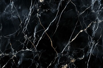 Black marble natural pattern for background, abstract natural marble black and white - obrazy, fototapety, plakaty
