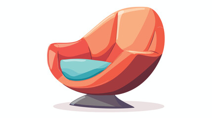 modern seat cushion cartoon. modern seat cushion sign.