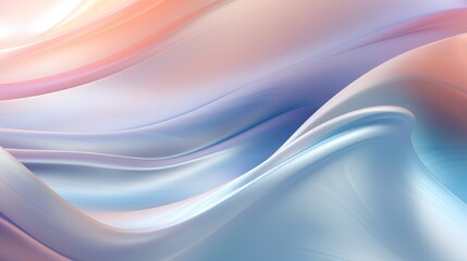 Naklejka premium Harmonious streams of light intertwine in a graceful dance, harmonizing the environment with their fluid motions.