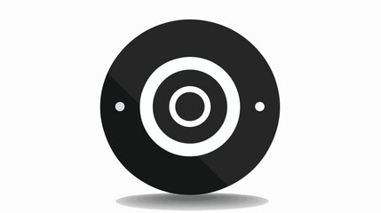 No Volume - black vector icon flat vector isolated on