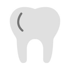 Tooth Vector Flat Icon Design Vector Flat Icon Design