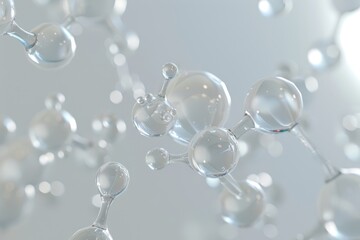 Texture of an atomic biological molecule. structure molecule background. Molecular DNA