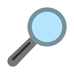 Magnifier Vector Flat Icon Design Vector Flat Icon Design