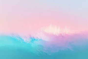 Fotobehang Abstract background - water and sky in pastel color, nature background © Nguyen