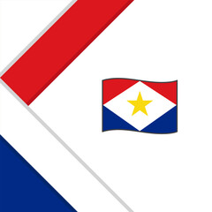 Saba Flag Abstract Background Design Template. Saba Independence Day Banner Social Media Post. Saba Illustration