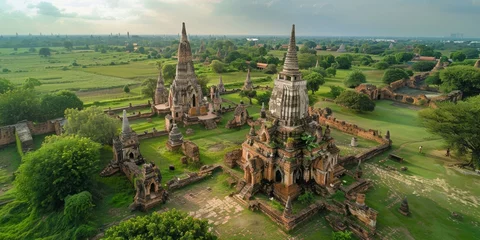Fotobehang Ayutthaya's Historical Treasures © mogamju