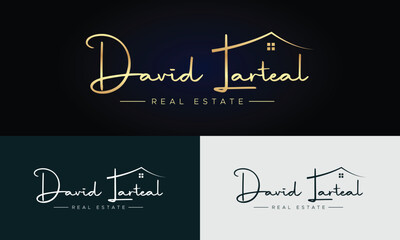 Real estate logo realtor logo property logo design vector template