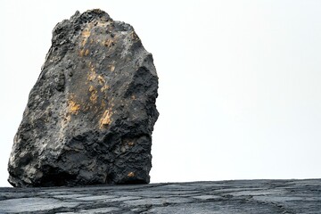 Rock on the beach at La Palma island, Canary Islands, Spain - obrazy, fototapety, plakaty