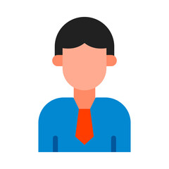 Employee Vector Flat Icon Design Vector Flat Icon Design
