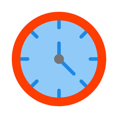 Clock Vector Flat Icon Design Vector Flat Icon Design