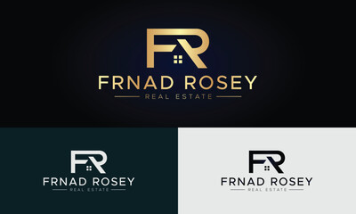 Real estate logo realtor logo property logo design vector template