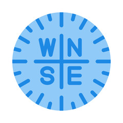 Compass App Vector Flat Icon