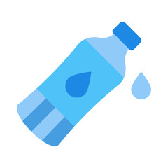 Water Bottle Vector Flat Icon