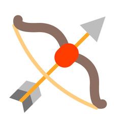 Archery Vector Flat Icon
