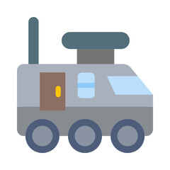 Colony Transport Vector Flat Icon