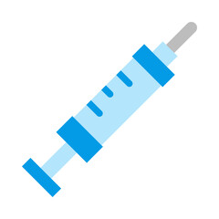 Adrenaline Syringe Vector Flat Icon