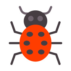 Bug Vector Flat Icon