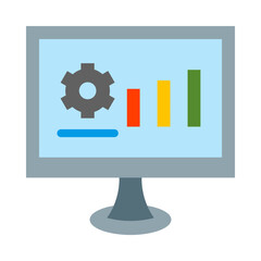 DataDriven Vector Flat Icon