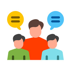 Focus Group Vector Flat Icon