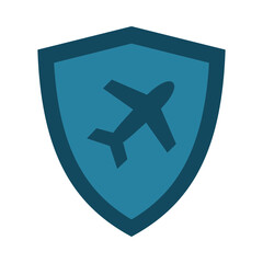 Travel Insurance Vector Flat Icon
