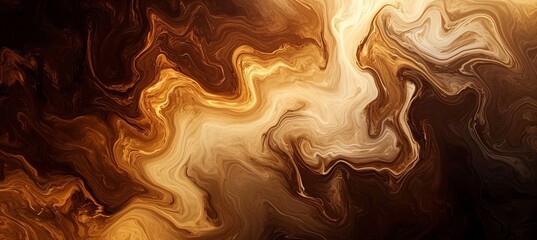 Earth brown color waves abstract background
