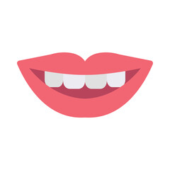 Smiling Vector Flat Icon
