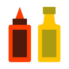 Condiments Vector Flat Icon