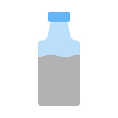 Milk Bottle Vector Flat Icon