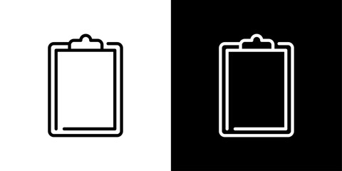 シンプルなクリップボードのベクターアイコン