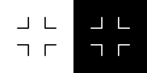 シンプルなトンボ線のベクターアイコン © WAWAWA