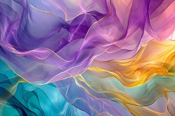 Abstract colorful background with smooth lines and waves
