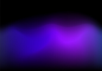 Holo Lights. Vector Hologram Dreamy Background. Rainbow Iridescent Gradient. Minimalist Holographic Fluid Wallpaper. Neon Opalescent Banner. Modern Tech Music Design.