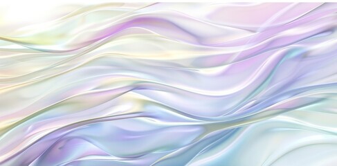 Elegant abstract background with silky pastel waves, resembling a soft fabric or liquid flow.