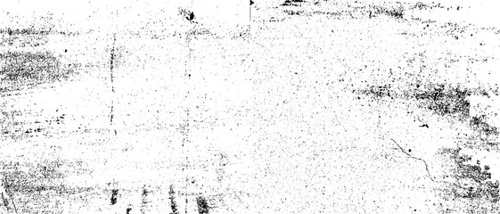 Abstract background. Monochrome texture. Image includes a effect the black and white tones. Dirt dust isolated on white background and texture, top view