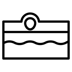 Acne outline icon