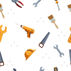 Labor Day Background Equipment Pattern