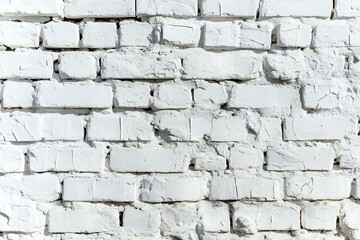 White brick wall texture,  Background and texture for graphic design or wallpaper